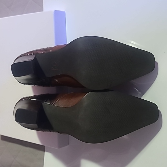 Coldwater Creek Brown Leather Heels - Picture 4 of 6